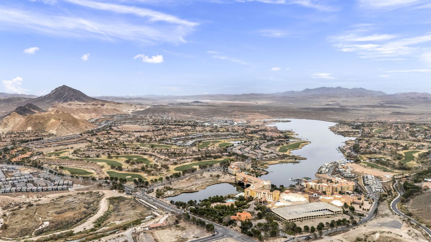 Lake Las Vegas aerial